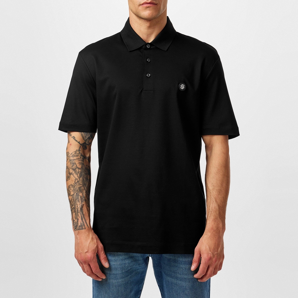 Hugo Boss Cotton Polo Shirt - Black 001